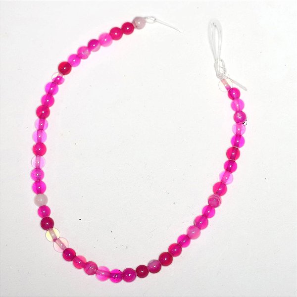 Pedra Natural Ágata Pink 0,4mm