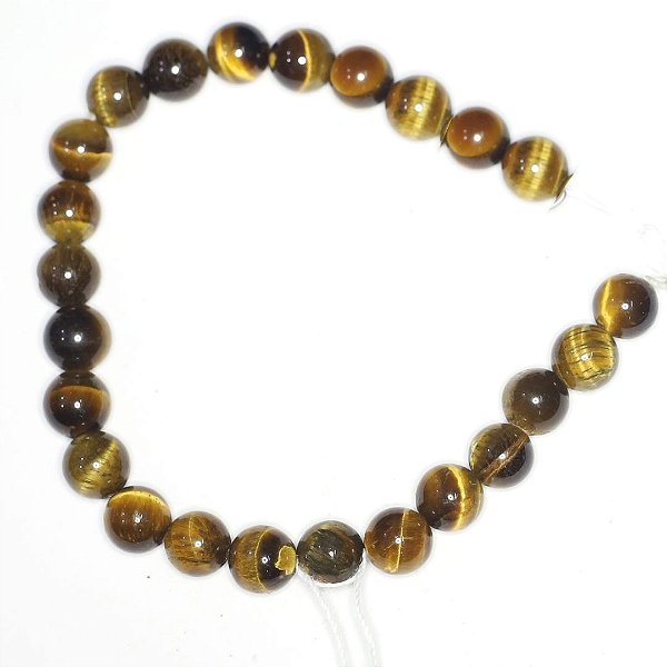 Pedra Natural Olho de Tigre 0,8mm