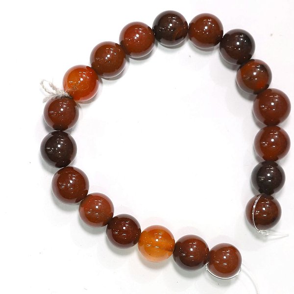 Pedra Natural Obsediana Ágata de Fogo 1,0mm