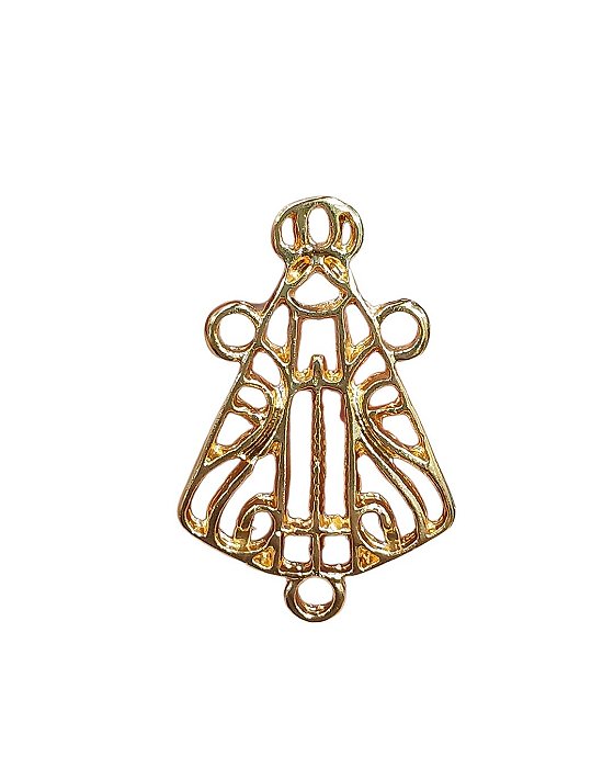 Pingente Nossa Senhora de Aparecida Dourada