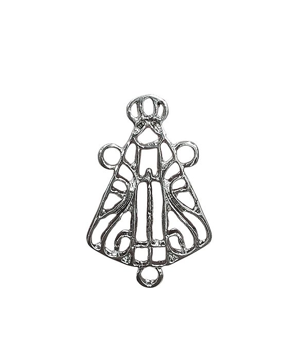 Pingente Nossa Senhora de Aparecida Níquel