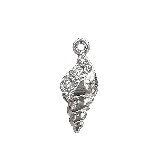 Pingente de Concha com Strass