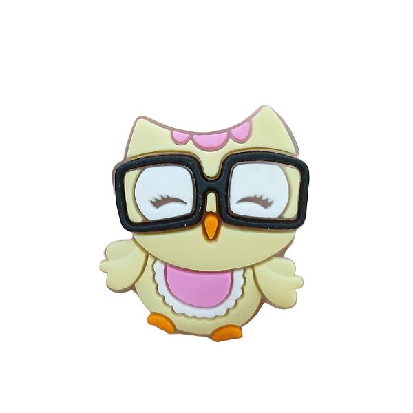 Aplique Emborrachado de Coruja