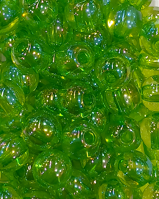 Bola de Sabão Verde Transparente Boreal 8mm