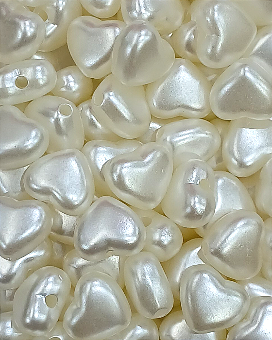 Miçanga de Coração Perolado