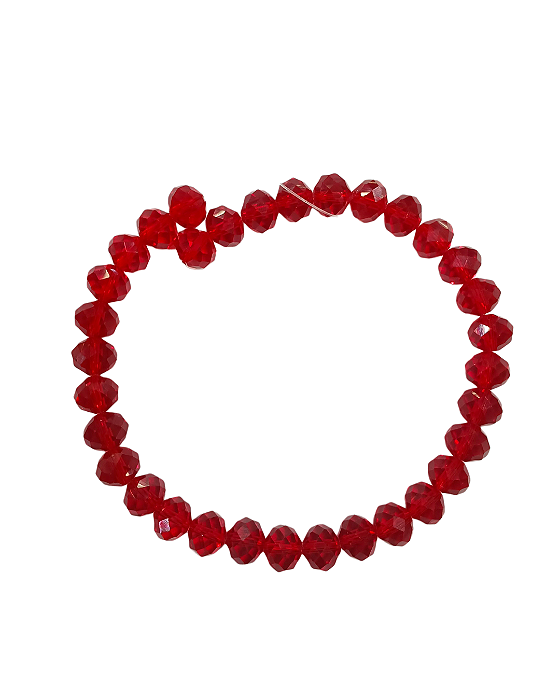 Cristal 1,0mm Vermelho Transparente