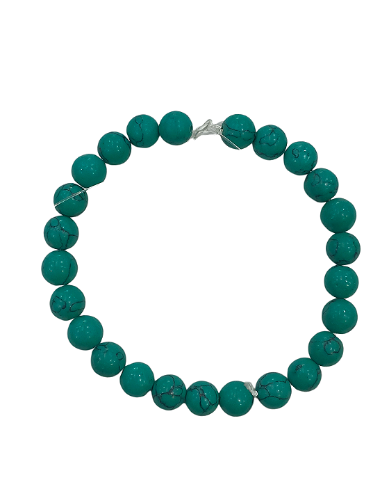 Pedra Natural Howlita Verde 8mm