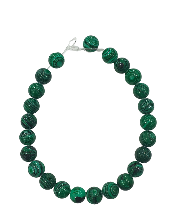 Pedra Natural Malaquita 8mm