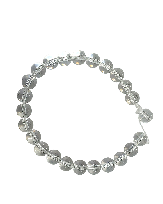 Pedra Natural Quartzo Cristal 8mm