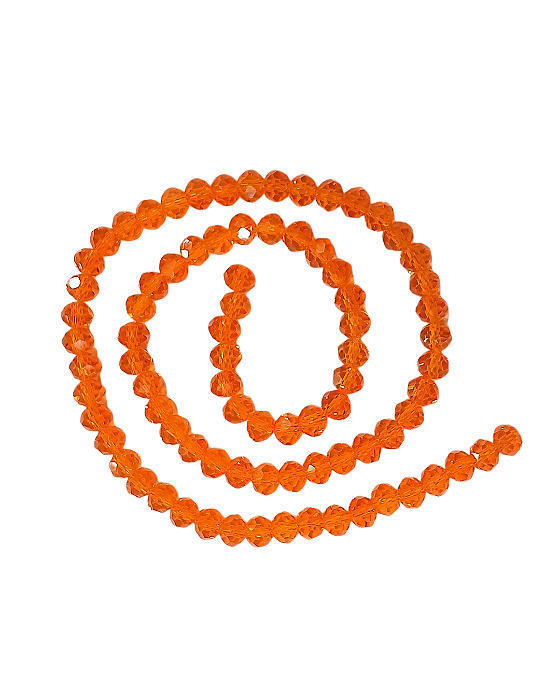 Cristal 6mm Laranja Transparente