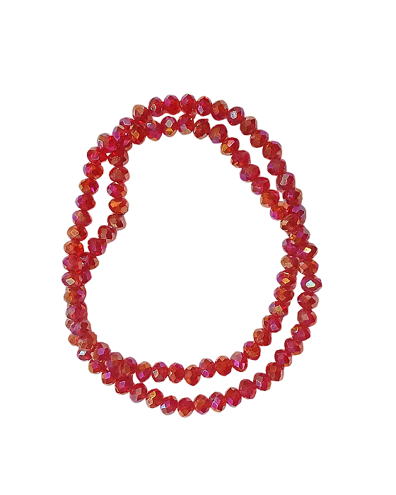 Cristal 6mm Vermelho Transparente Boreal