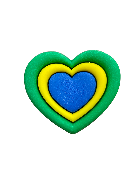 Aplique Coração do Brasil 2