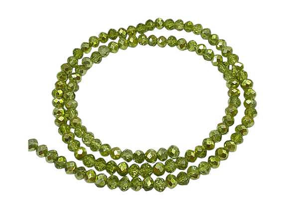 Cristal Verde Claro Brilhoso 0,4mm