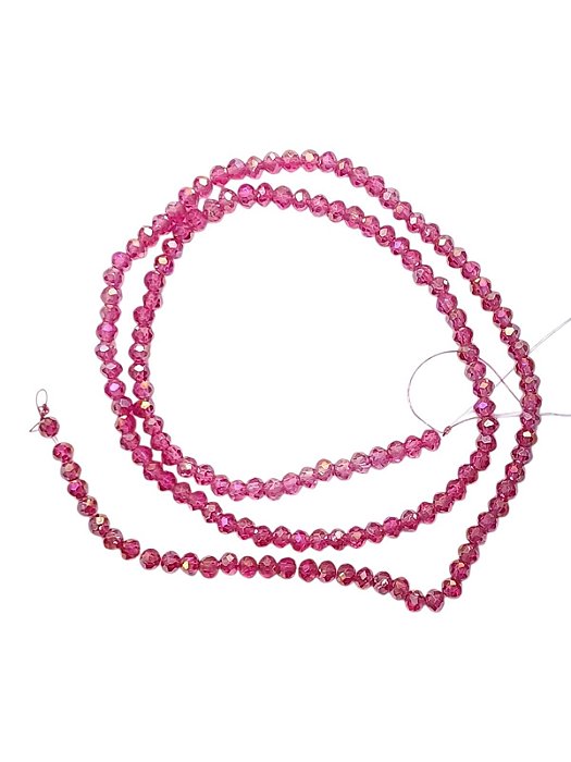 Cristal 0,2mm Rosa Escuro Transparente