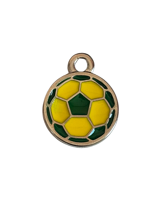 Pingente Bola de Futebol Brasil