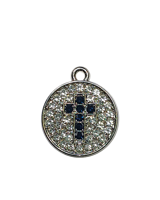 Pingente De Cruz Com Strass