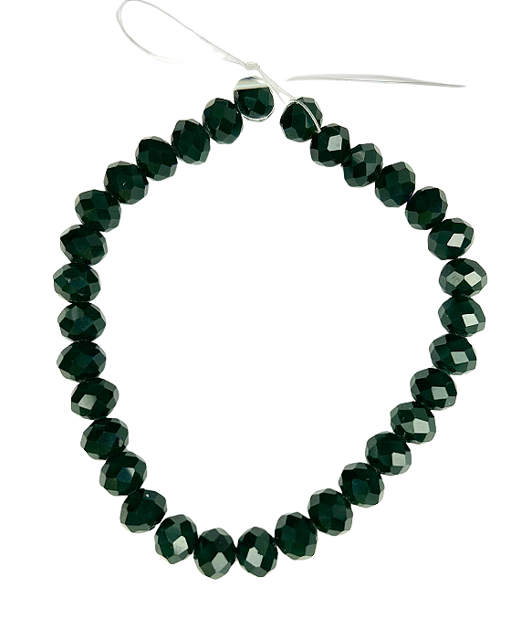 Cristal 8mm Verde Musgo