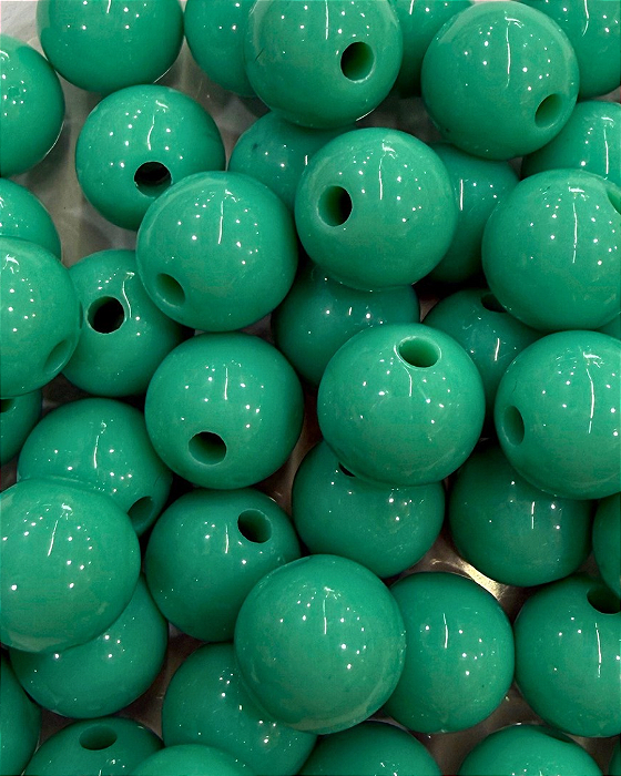 Bola de Resina verde-água 10mm
