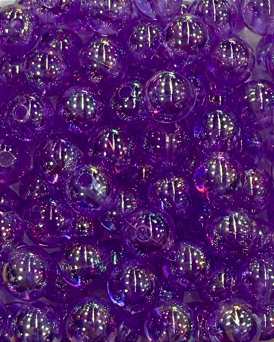 Bola de Sabão Roxo Transparente Boreal 8mm