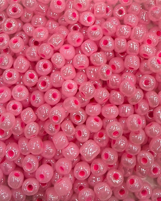 Miçanga Chinesa Rosa perolado