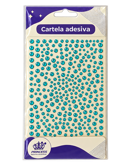 Cartela Adesiva de Chaton de Strass