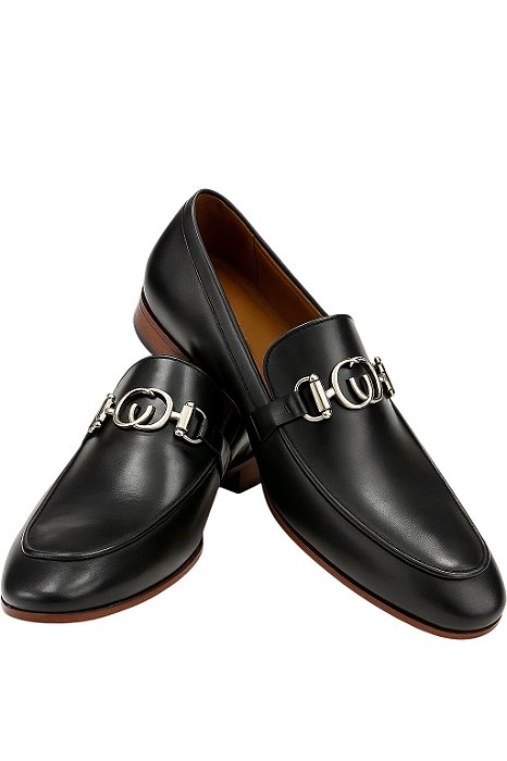 Loafer Santoni Preto Tarragona