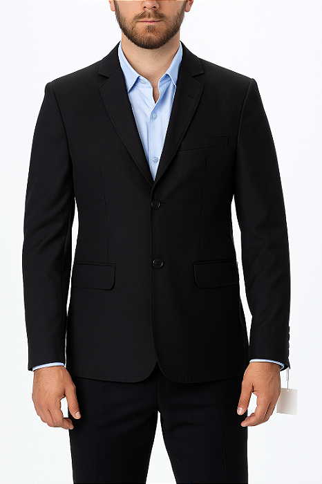 Terno Preto Microfibra Nero