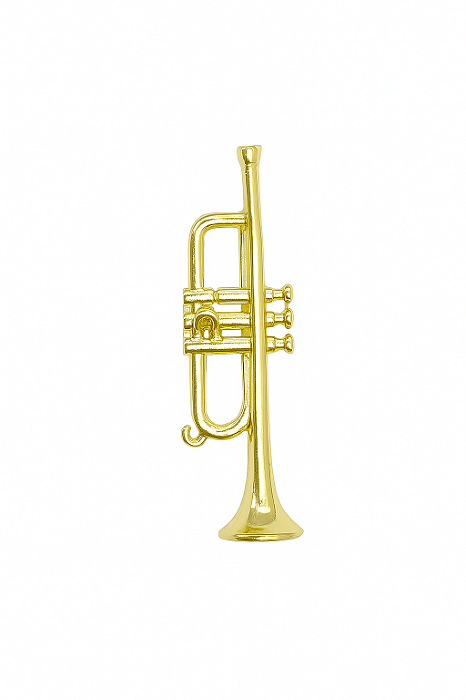 Broche Trompete Dourado