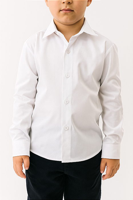 Camisa Infantil Branca D'Relve