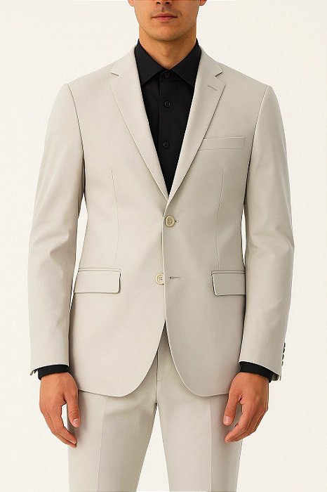 Terno Bege Raffer SlimFit