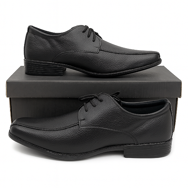 Sapato Infantil Preto com Cadarço