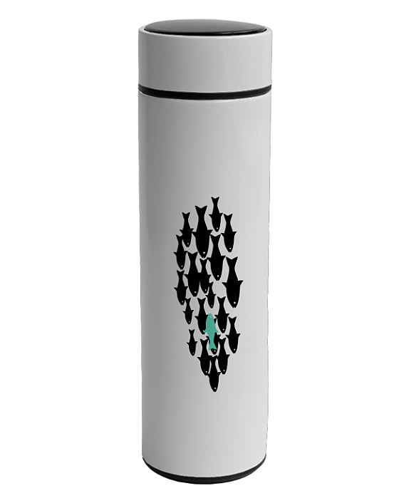 Garrafa Térmica 400ml Peixes Romanos 12:2