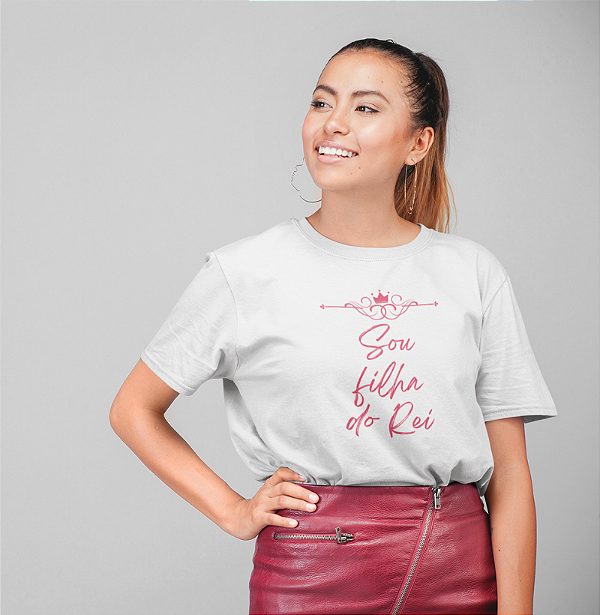 Camiseta Feminina Sou Filha do Rei