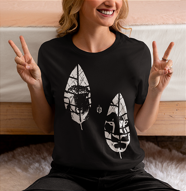 Camiseta Feminina Cordeiro e Leão