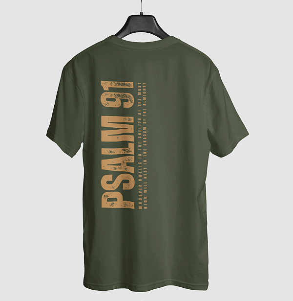 Camiseta Tradicional - Psalm 91