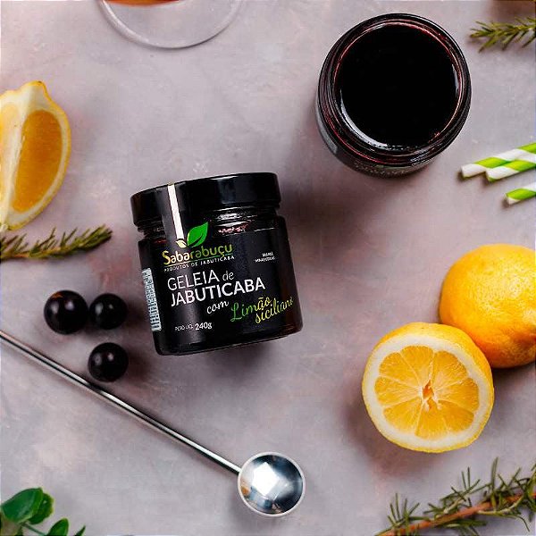 Geléia de Jabuticaba com Limão Siciliano 240g