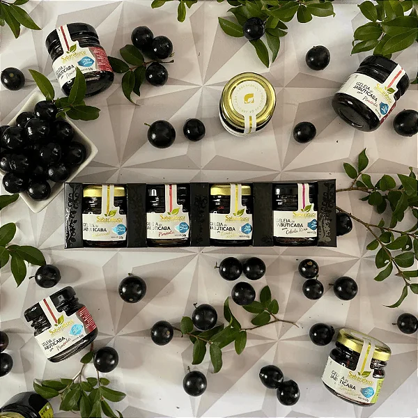 Kit Miniatura de Geleia Zero Açúcar 1 Cx com 4Unid 200g Total