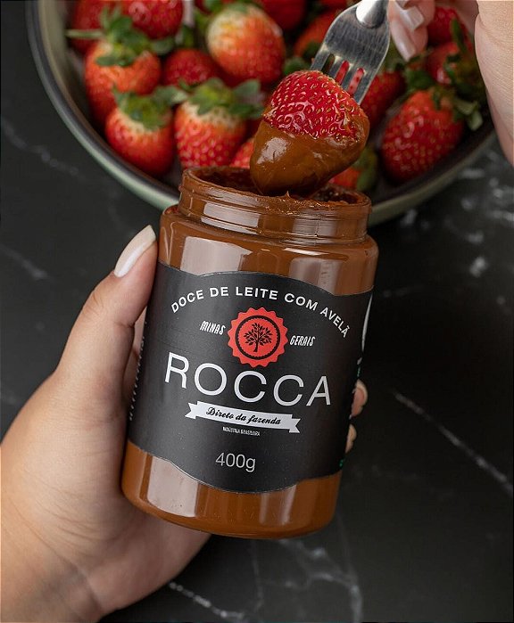 Doce de Leite com Avelã Rocca 400g