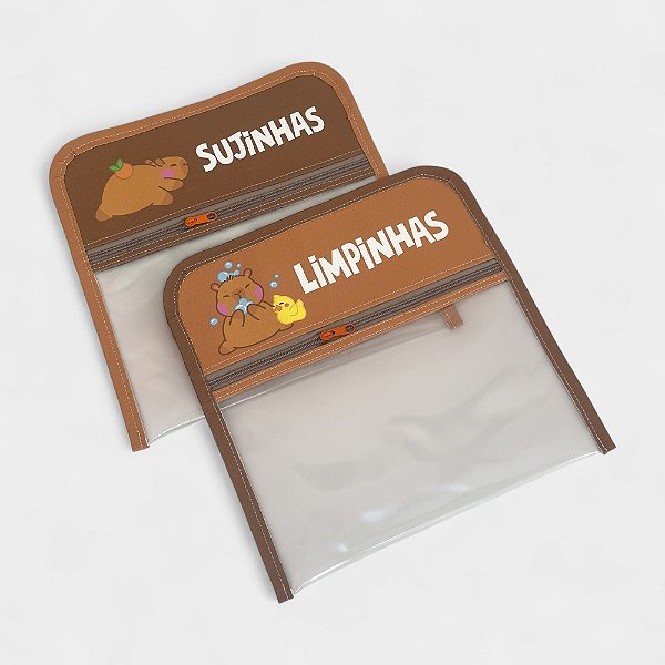 Organizador Sujinhas & Limpinhas Capivara