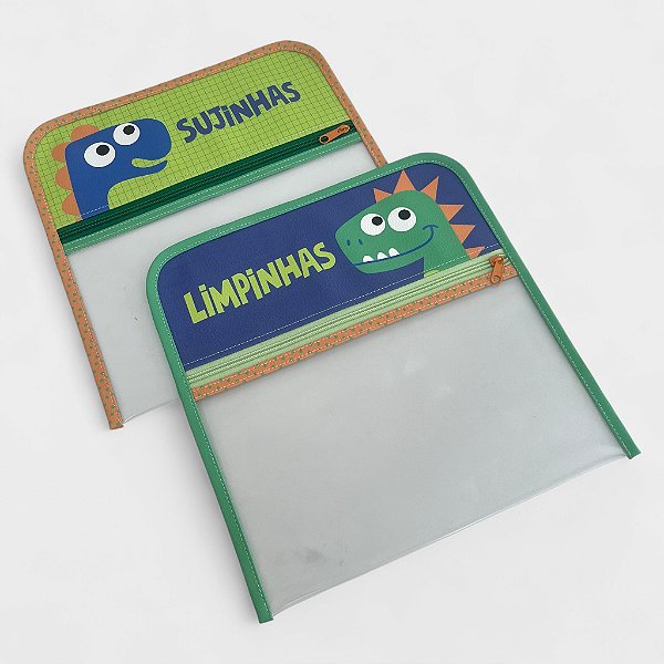 Organizador Sujinhas & Limpinhas Dino