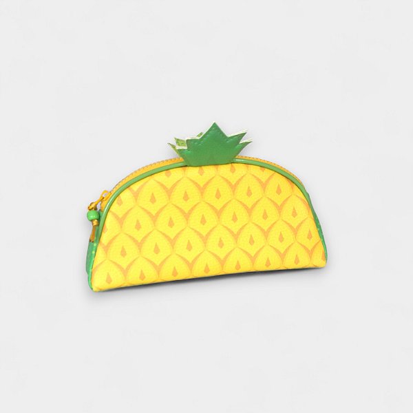 Estojo Meia Lua Abacaxi