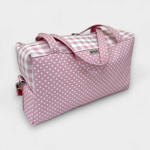 Bolsa Maternidade Poá Rosa