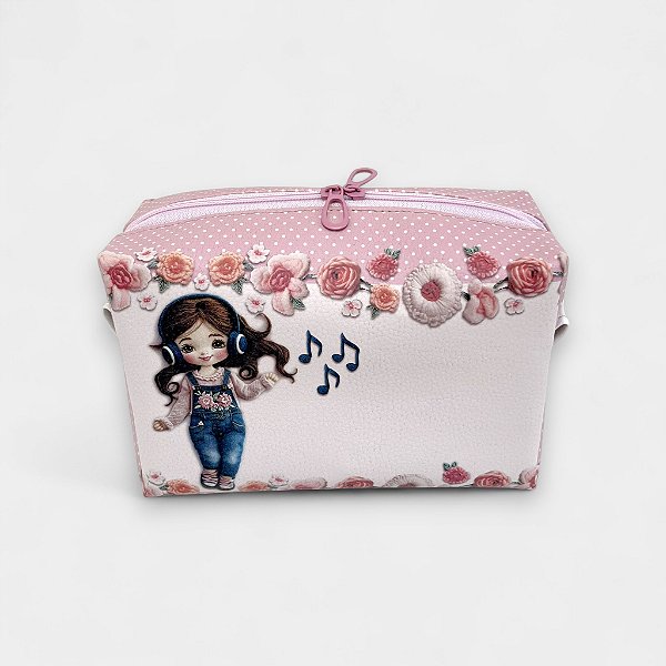 Necessaire G Menininha Rosa