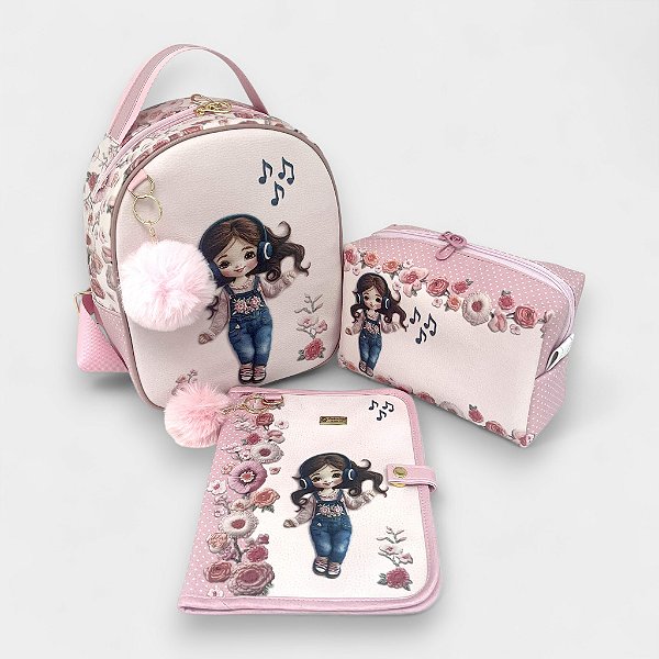 Kit Consulta Bebê Menininha Rosa