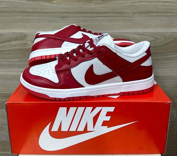 Tênis Nike Dunk Série Premium Vermelho