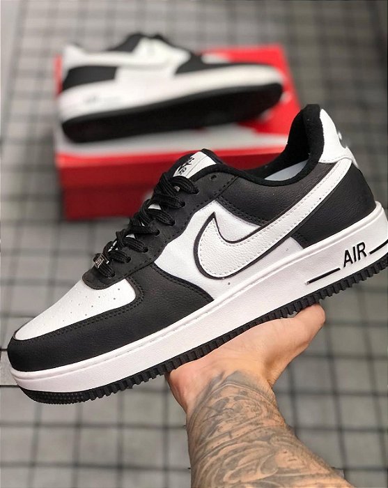 Tênis Nike Air force Premium Branco Preto
