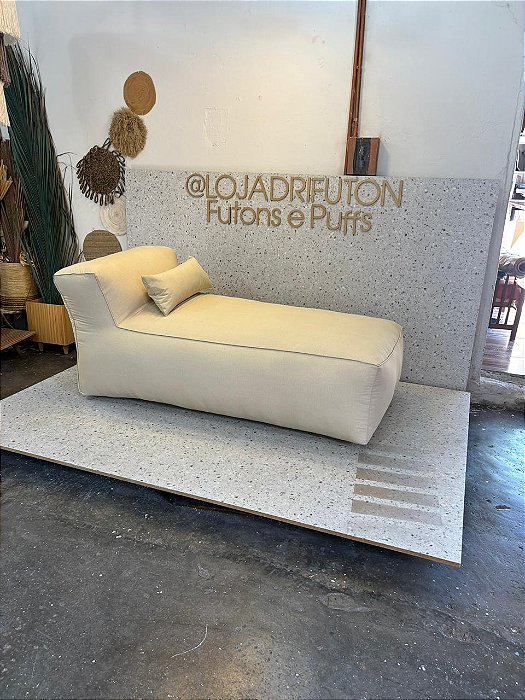 Puff Chaise Standard Bege