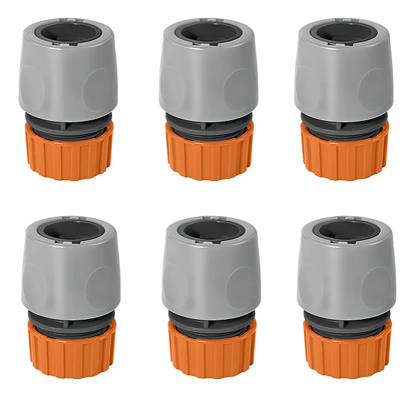 KIT 6 ENGATE RAPIDO 1/2 TRAMONTINA