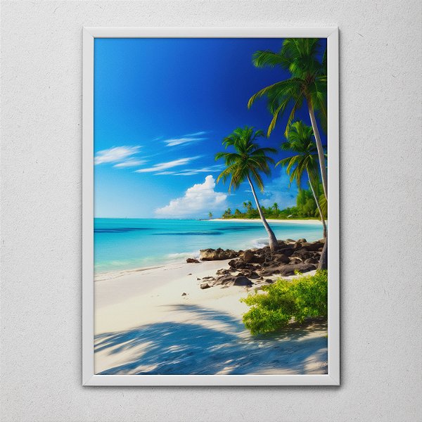 Quadro Decorativo Praias e Mares