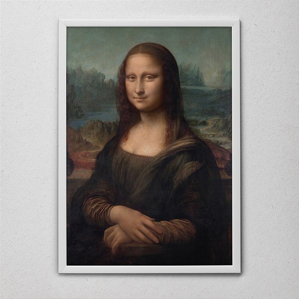 Quadro Decorativo Mona Lisa Leonardo Da Vinci
